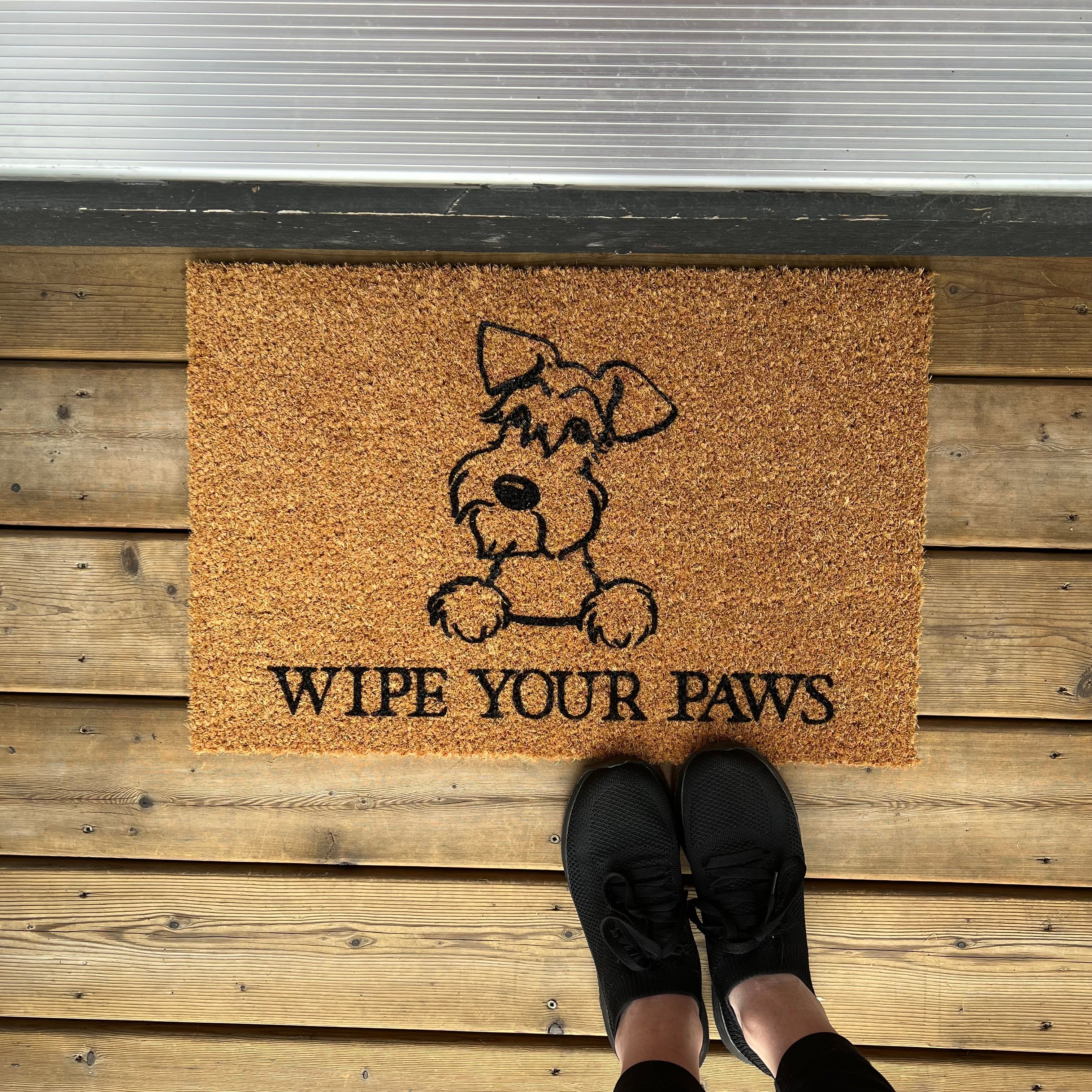 Schnauzer, Wipe Your Paws