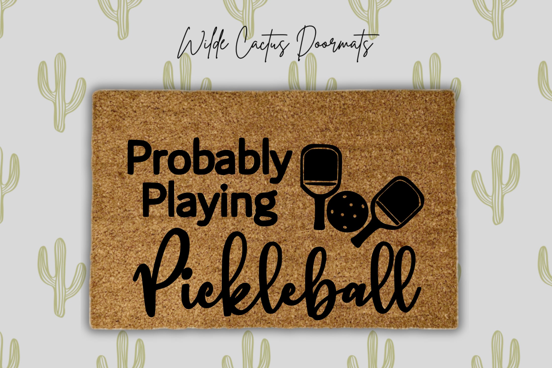Probably Playing Pickleball