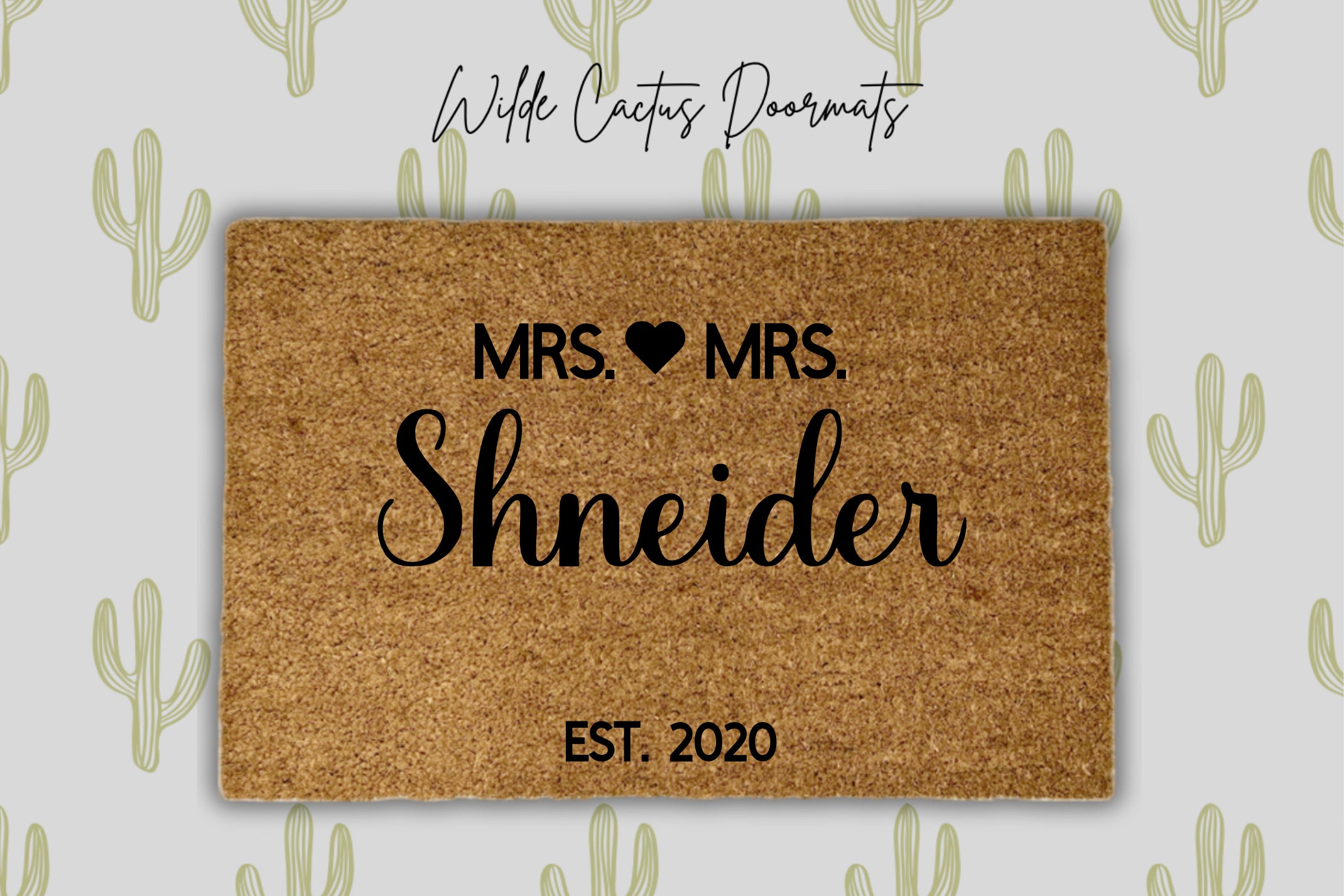 Mrs & Mrs, Custom Name & Titles