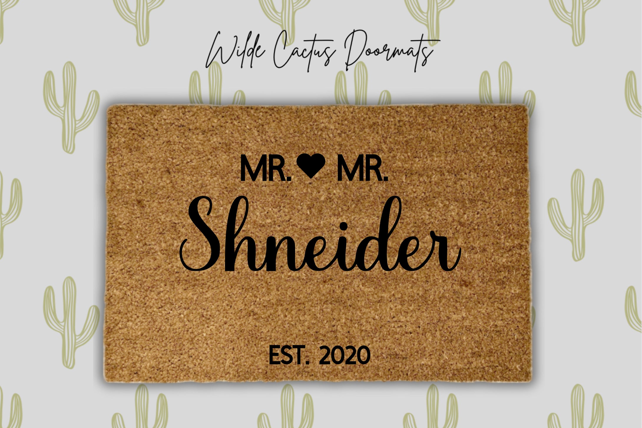 Mr & Mr, Custom Name & Titles