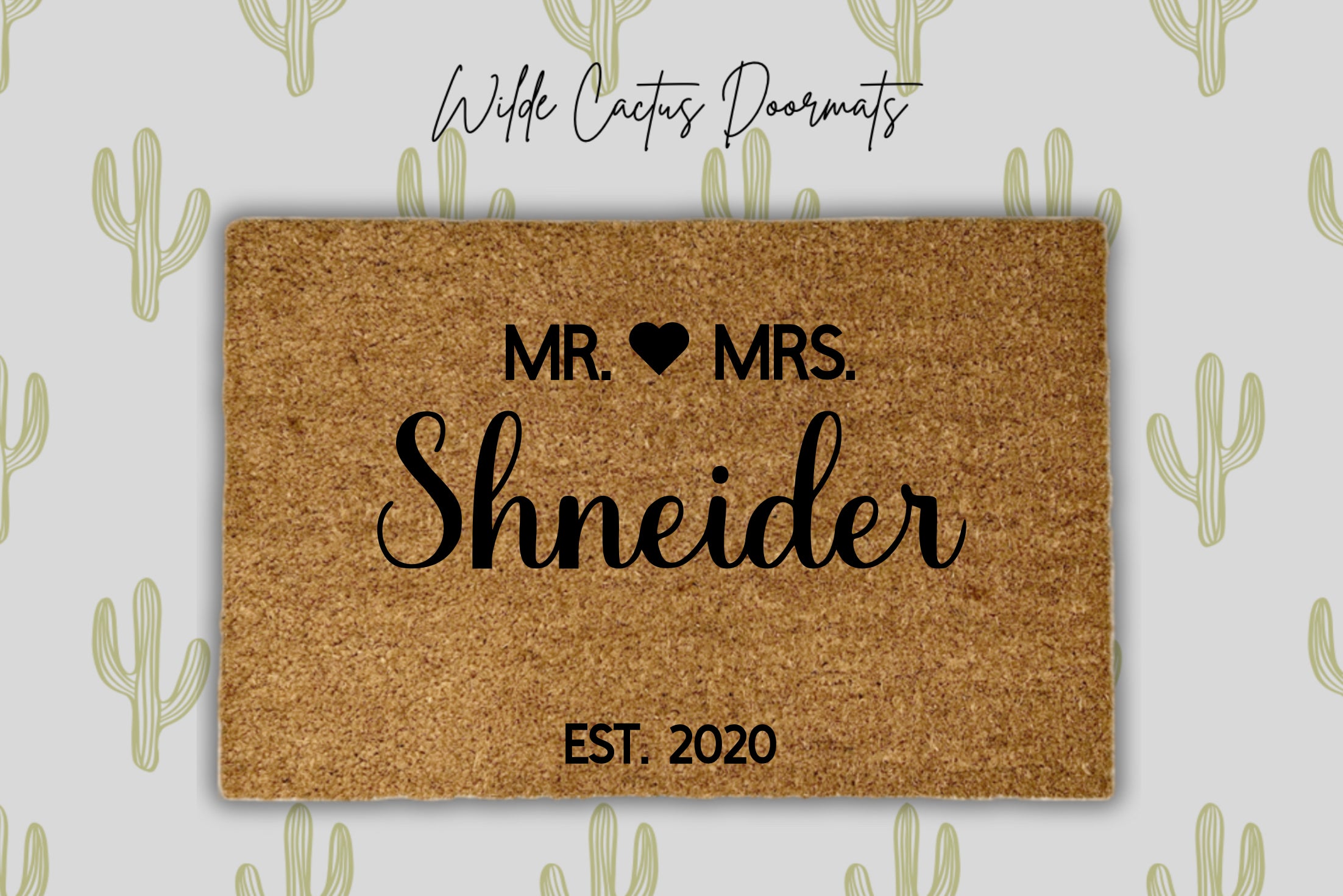 Mr & Mrs, Custom Name & Titles