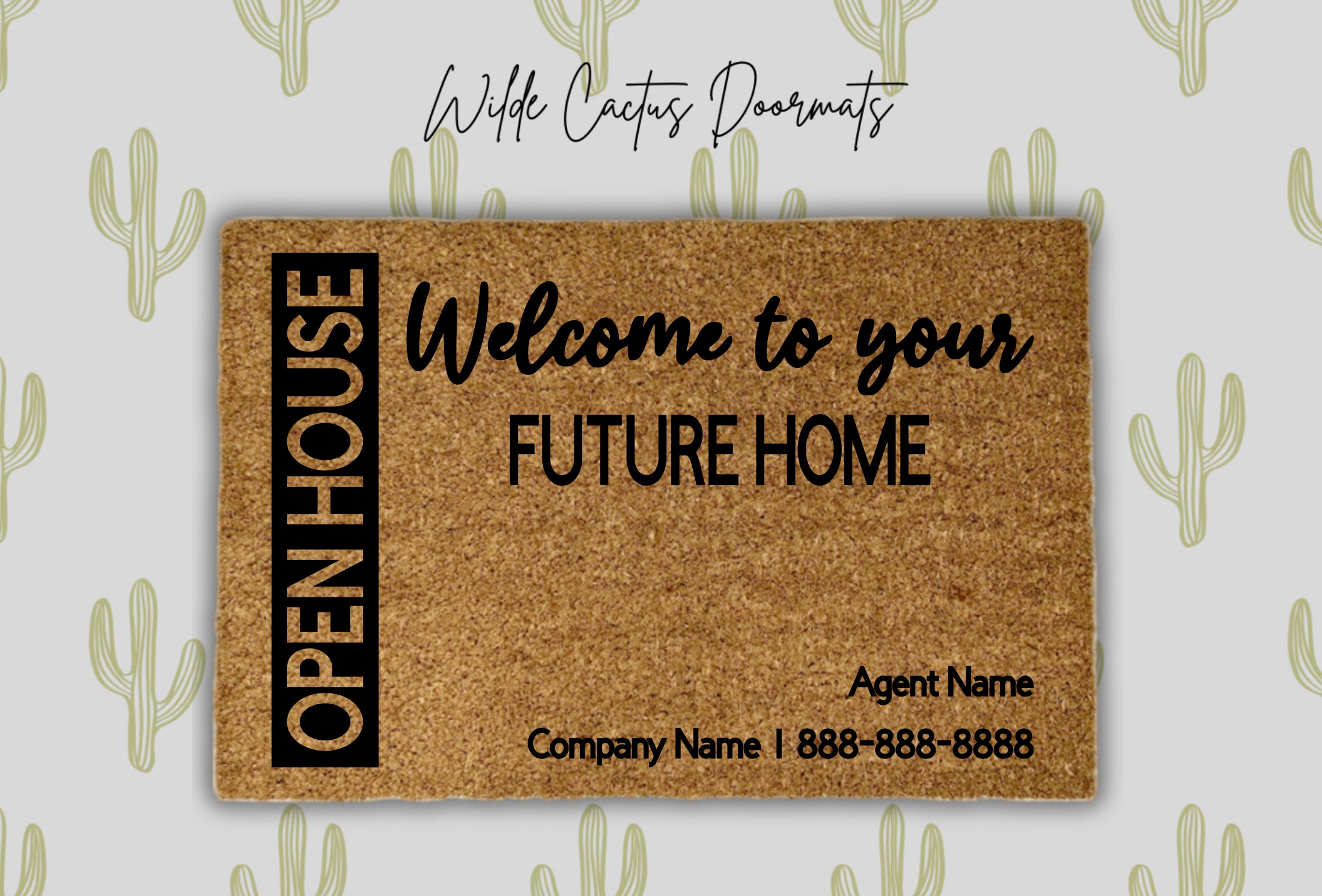 Open House, Future Home, Custom Info