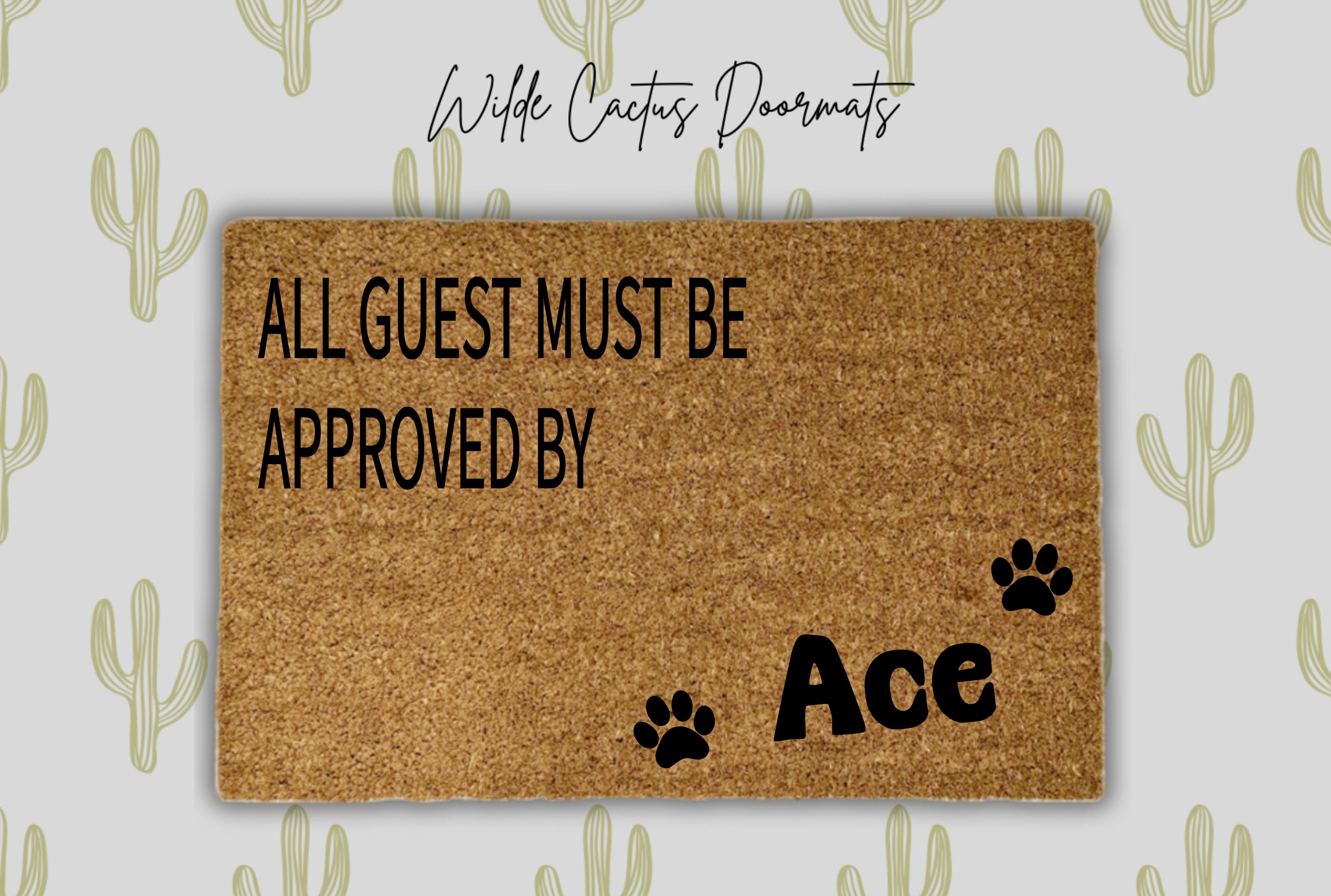 All Guest Must Be Approved By + Custom Name
