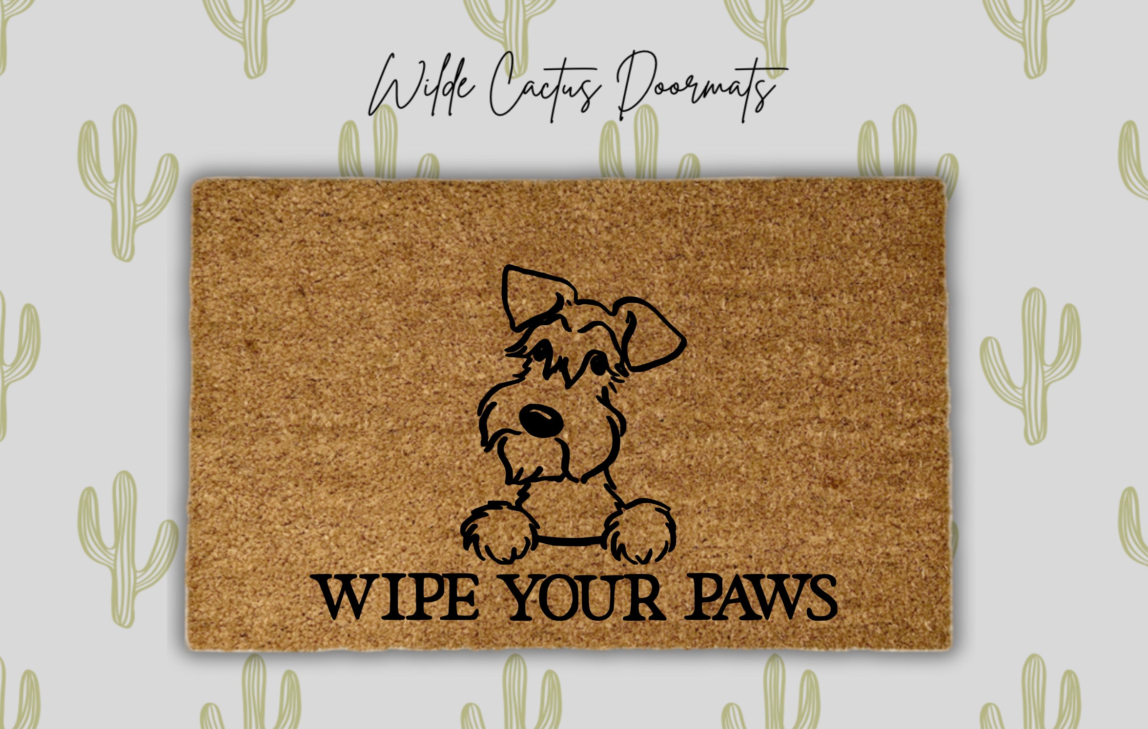 Schnauzer, Wipe Your Paws