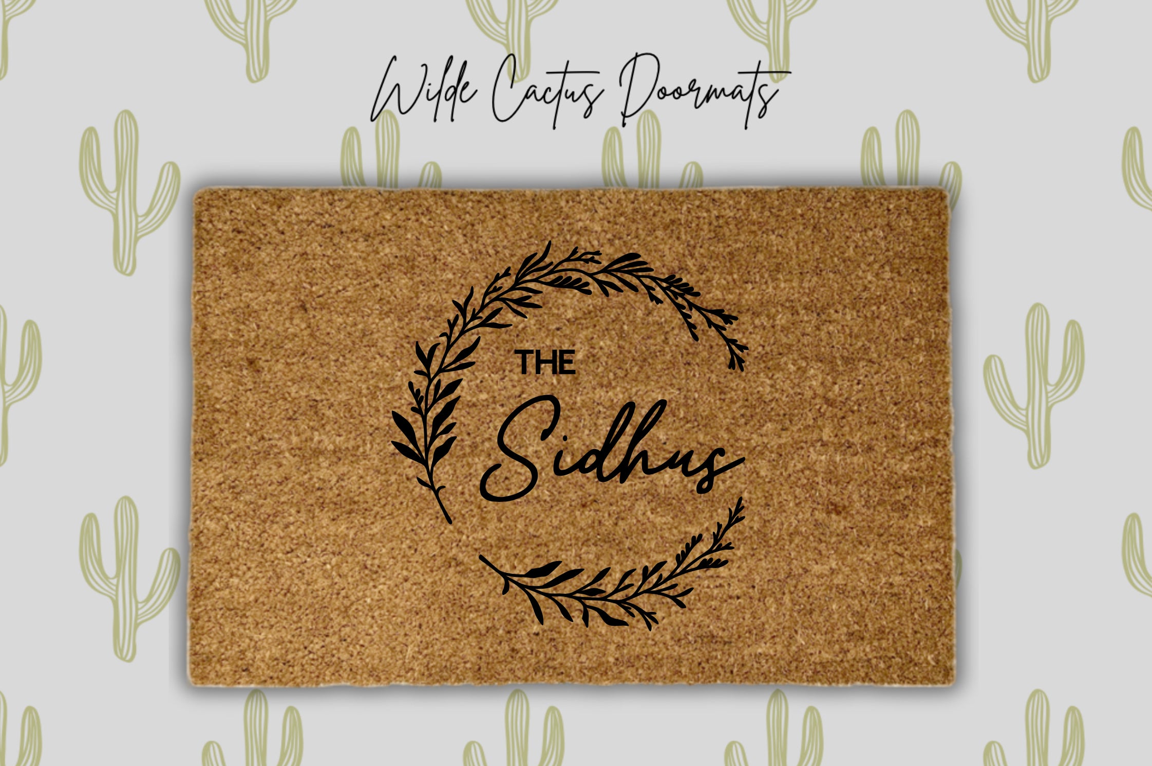 Custom Names + Leaf Circle