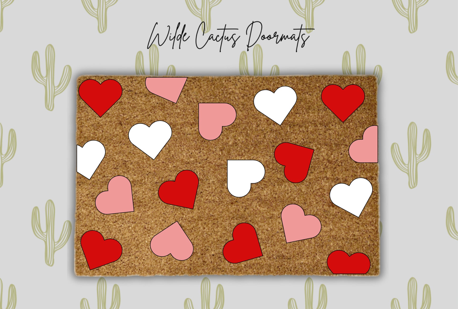 Hearts (Red, White, Pink)