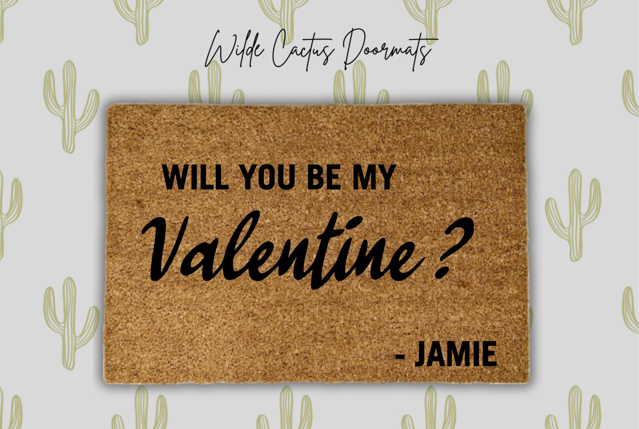 Be My Valentine + Custom Name