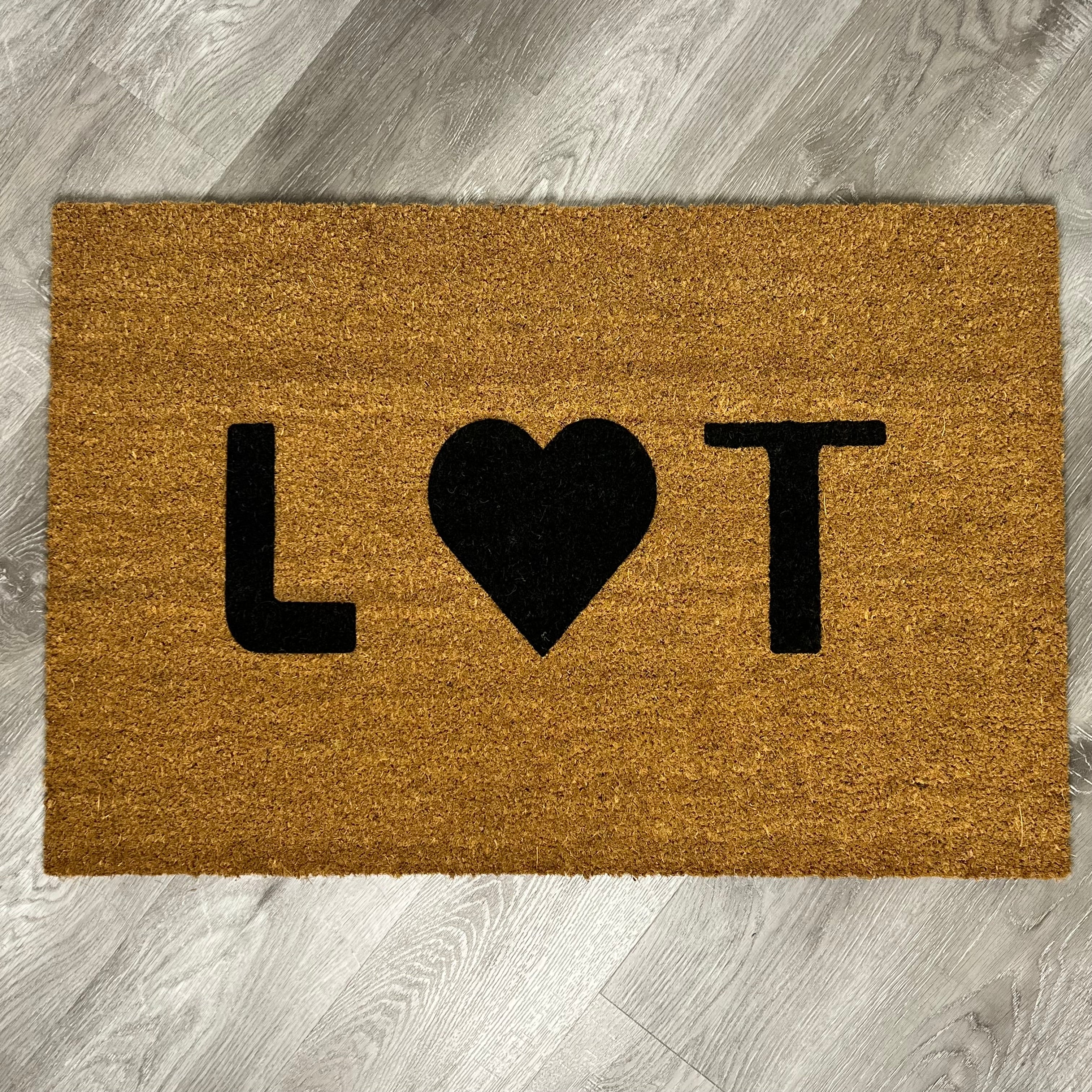 Custom Initials Heart.