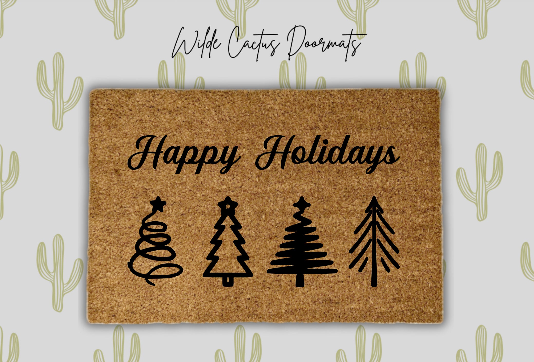 Happy Holidays + Trees