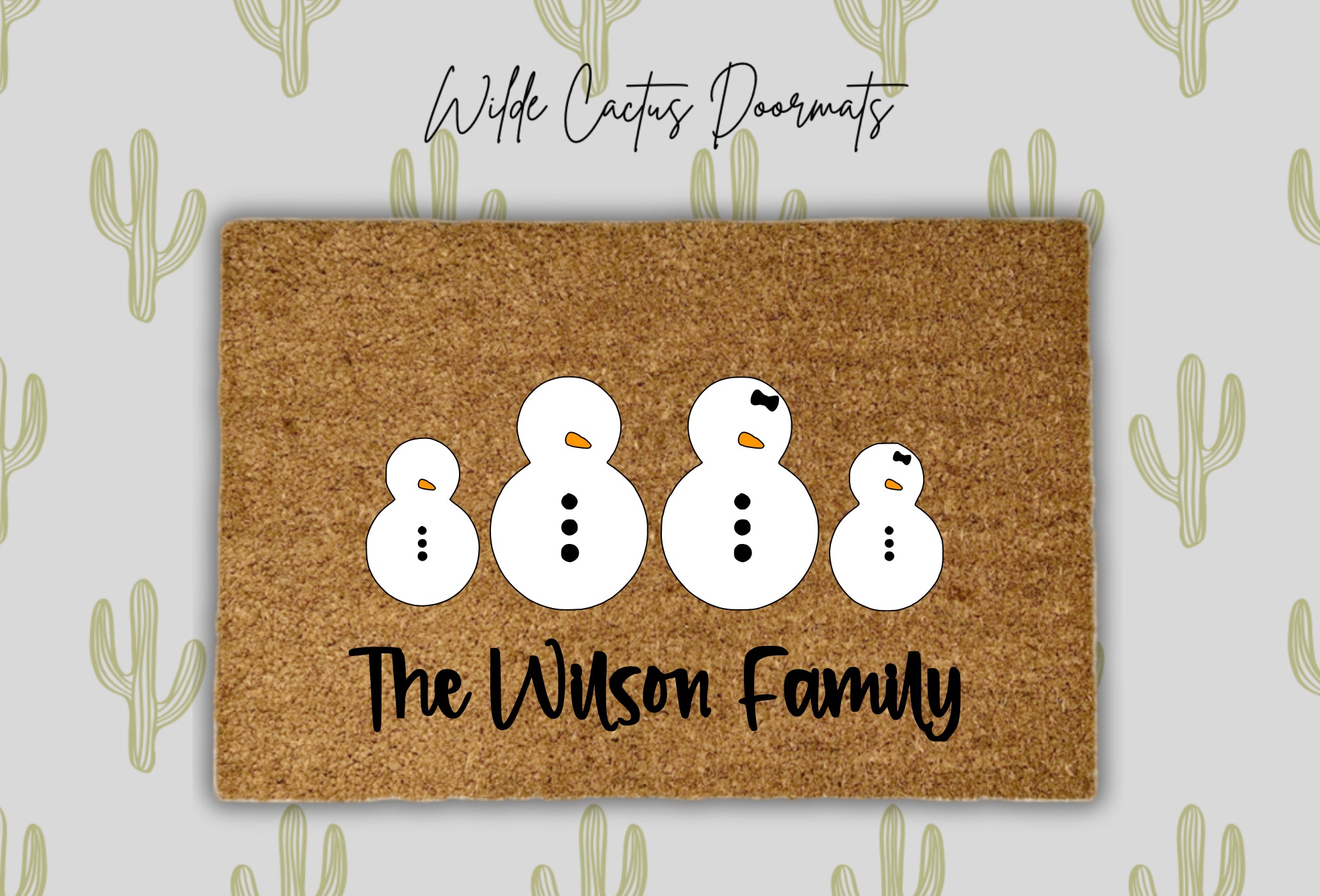 Snowman Family + Family Name