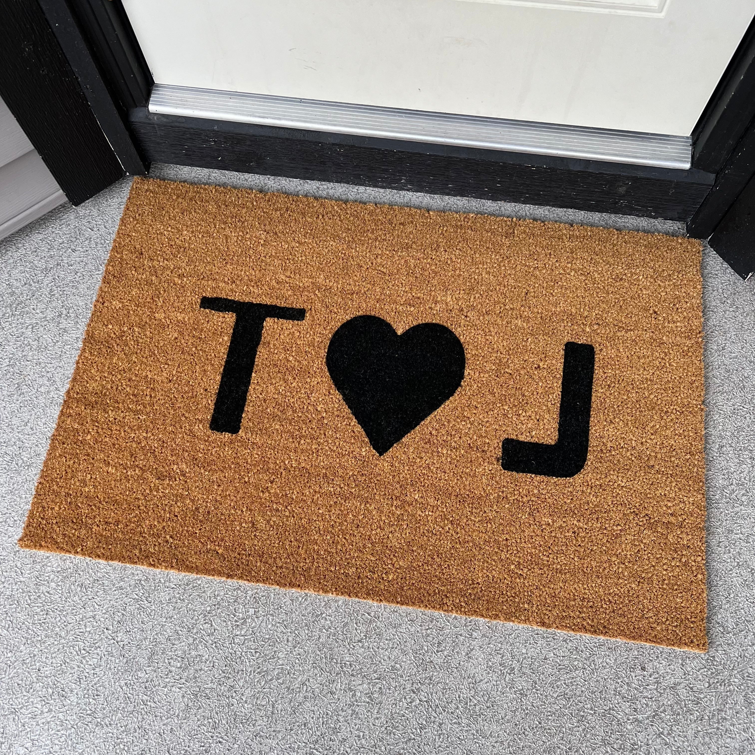 Custom Initials Heart