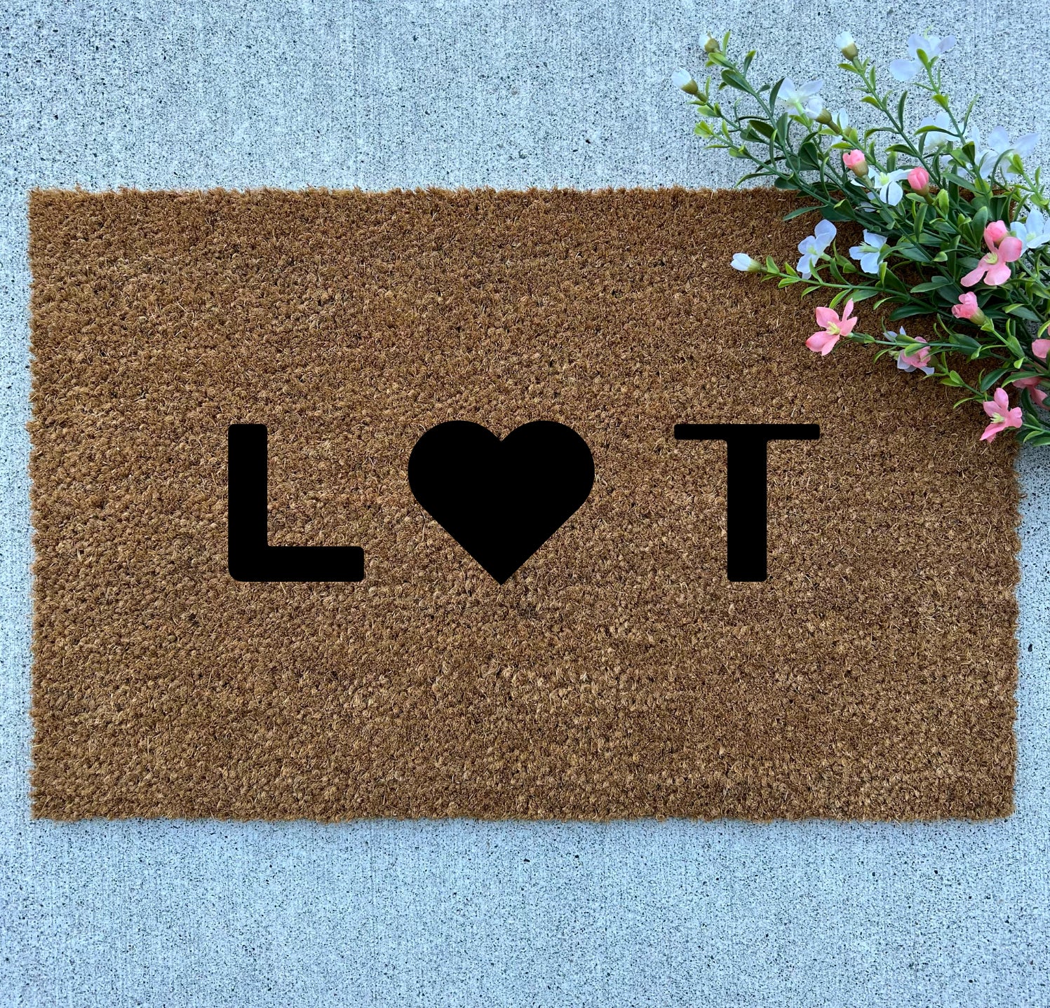 Custom Initials Heart.