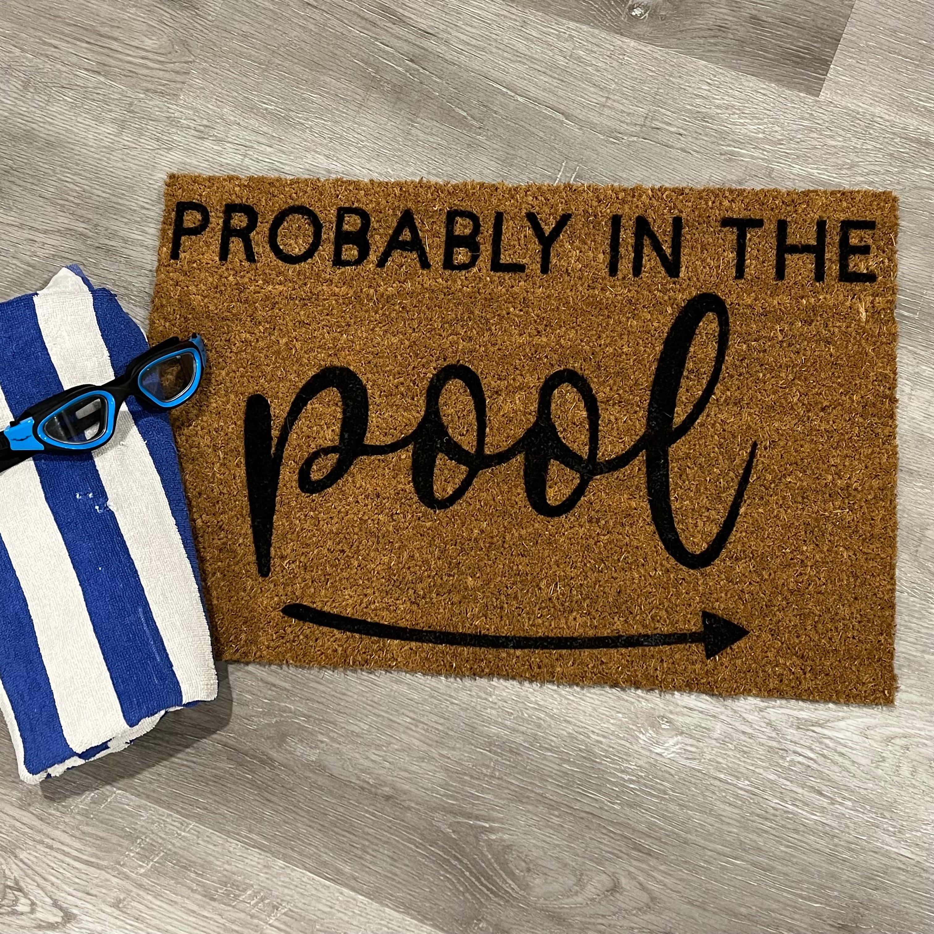 Probably in the Pool