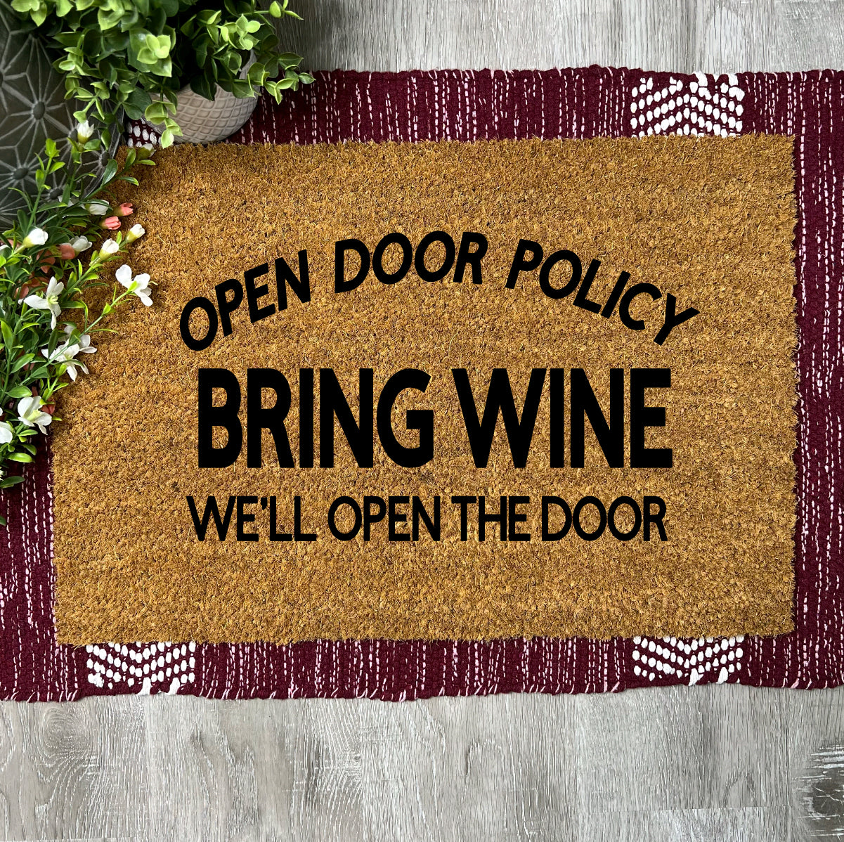 Open Door Policy, Bring Wine