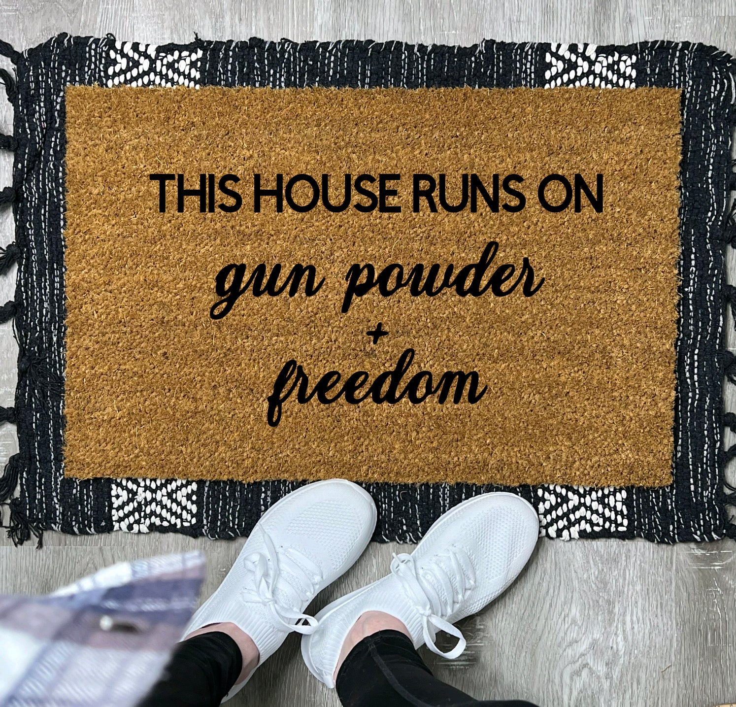 This House Runs on Gun Powder & Freedom