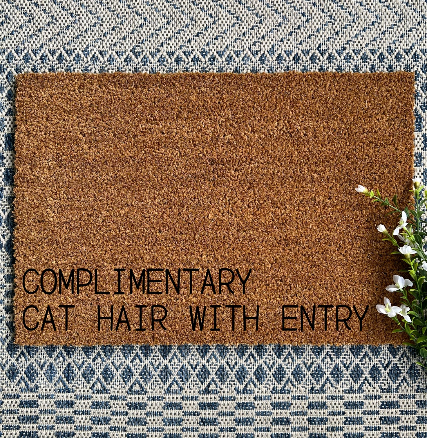 Complimentary Cat Hair With Entry