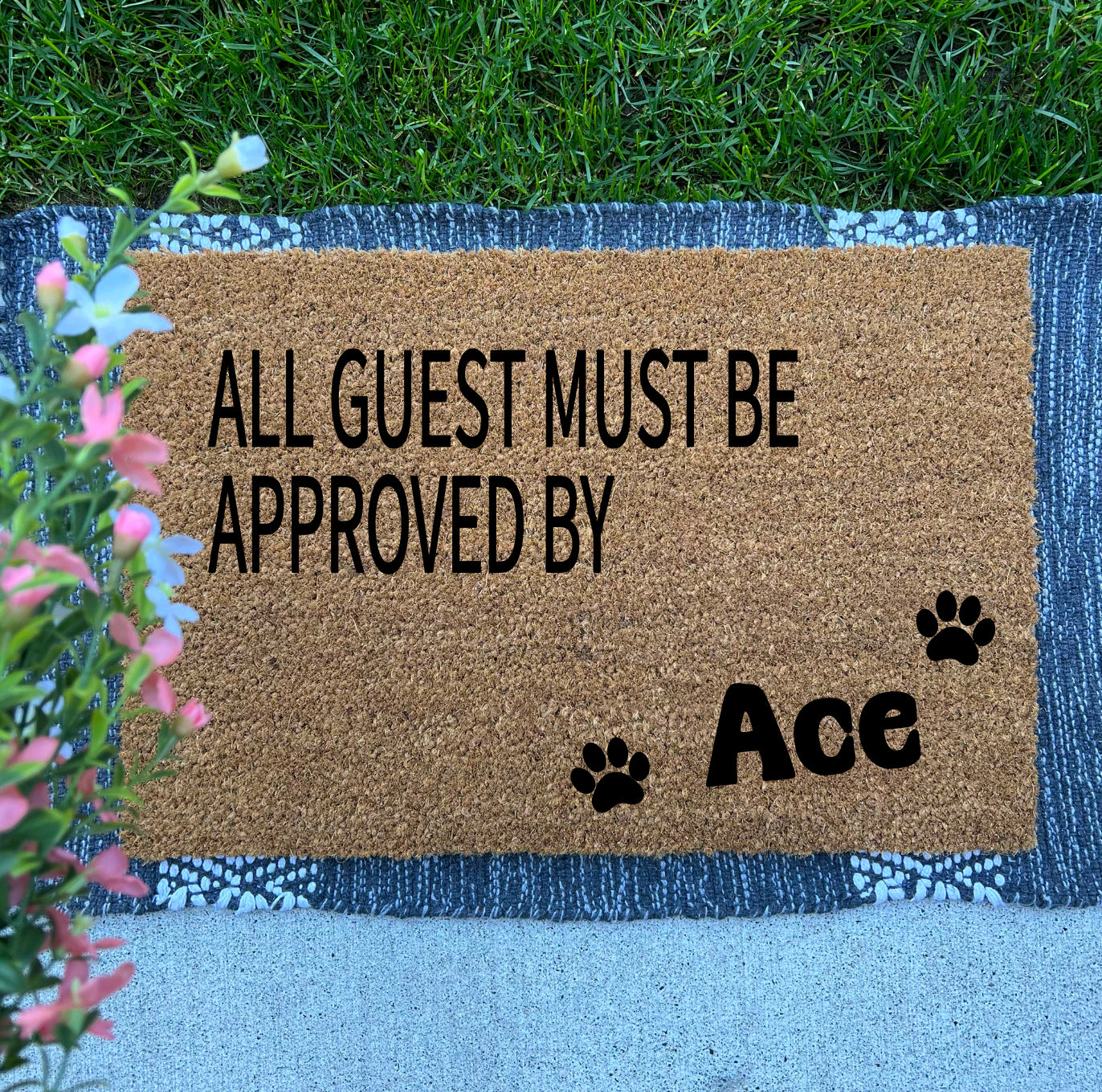 All Guest Must Be Approved By + Custom Name