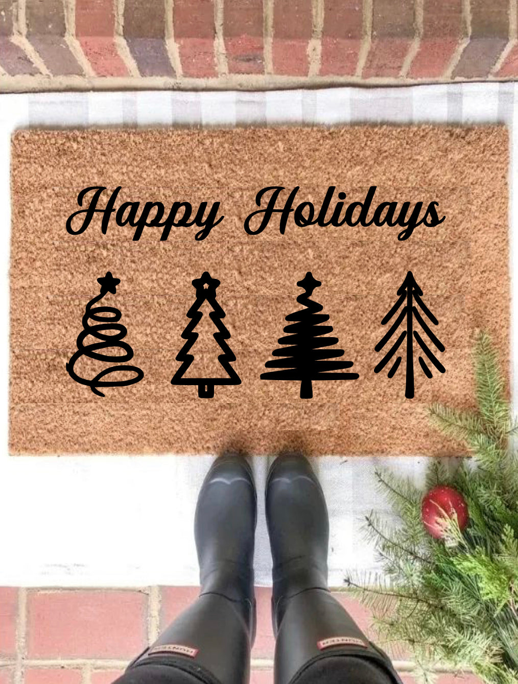 Happy Holidays + Trees