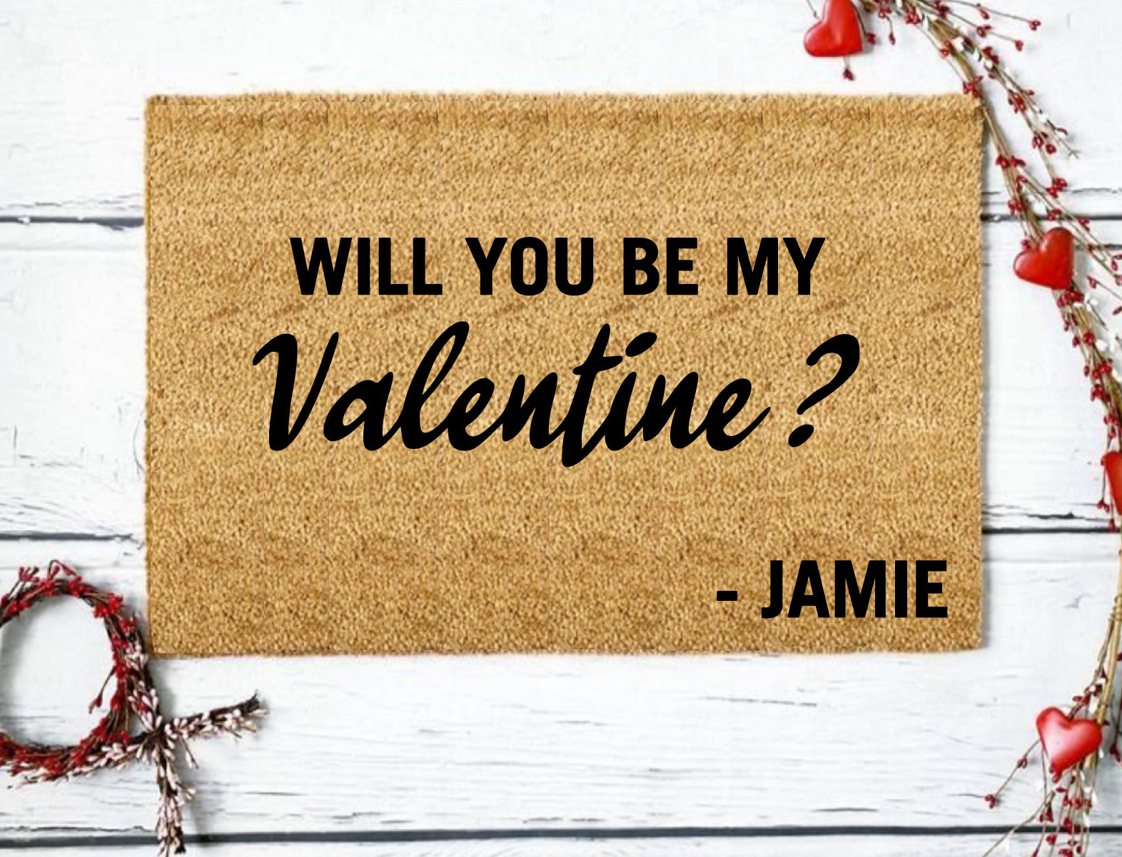 Be My Valentine + Custom Name